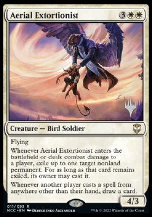 Aerial Extortionist (Promo Pack) [Streets of New Capenna Commander Promos] | Gamer Loot