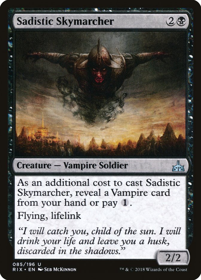 Sadistic Skymarcher [Rivals of Ixalan] | Gamer Loot