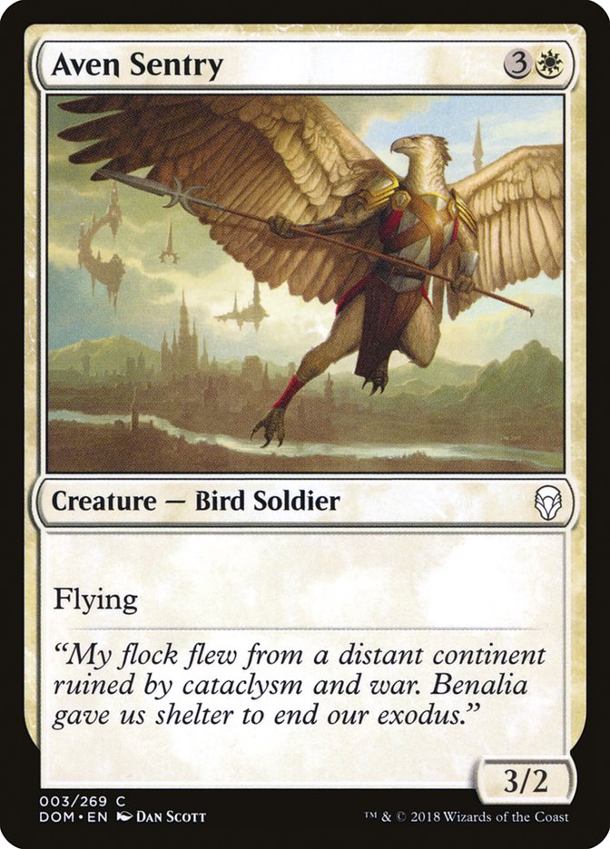 Aven Sentry [Dominaria] | Gamer Loot