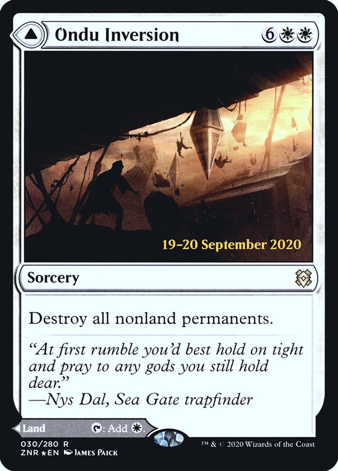 Ondu Inversion // Ondu Skyruins [Zendikar Rising Prerelease Promos] | Gamer Loot