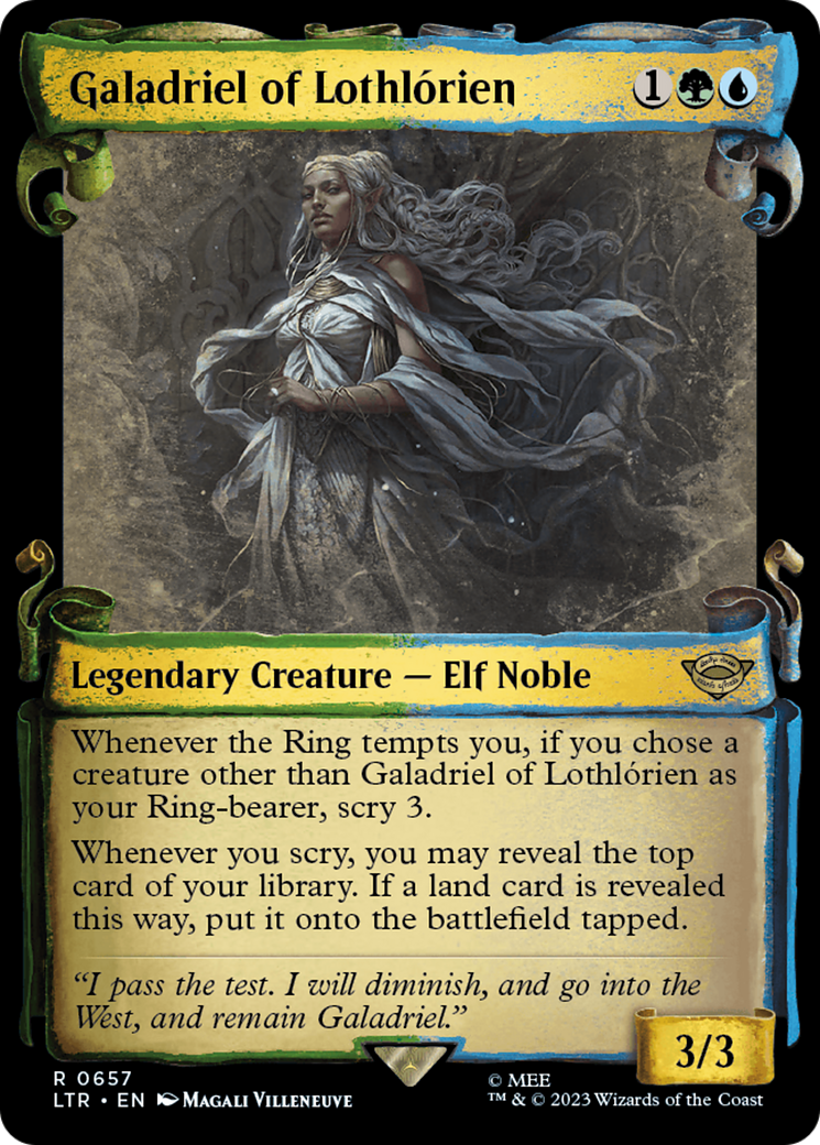 Galadriel of Lothlorien [The Lord of the Rings: Tales of Middle-Earth Showcase Scrolls] | Gamer Loot