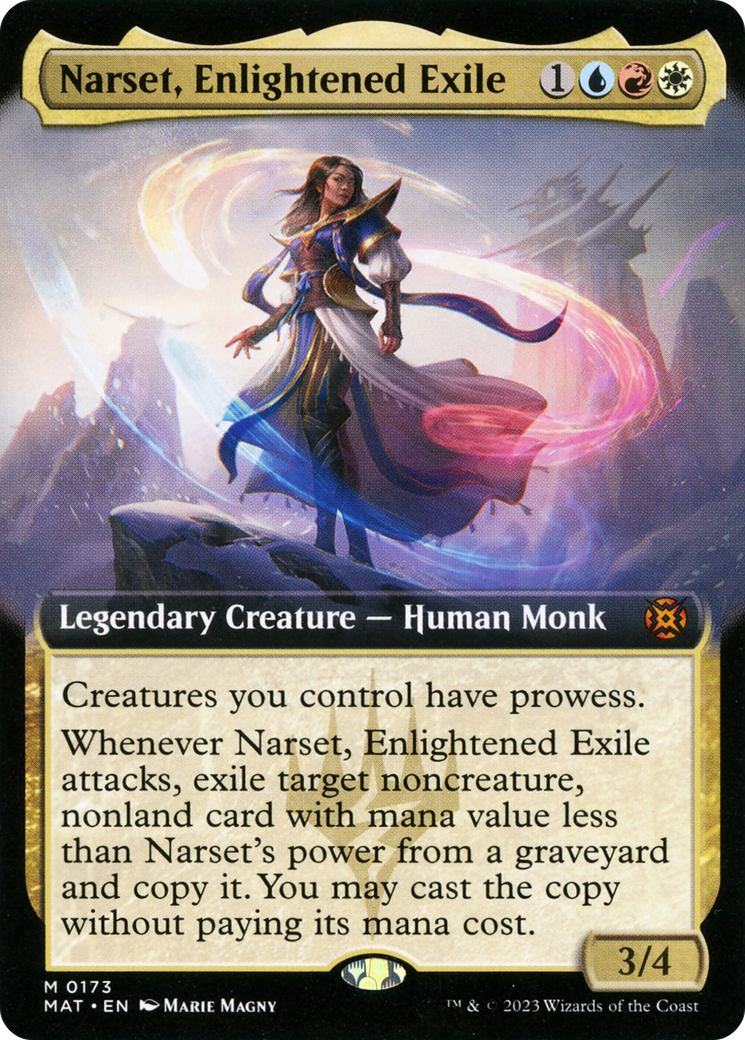 Narset, Enlightened Exile (Extended Art) [March of the Machine: The Aftermath] | Gamer Loot