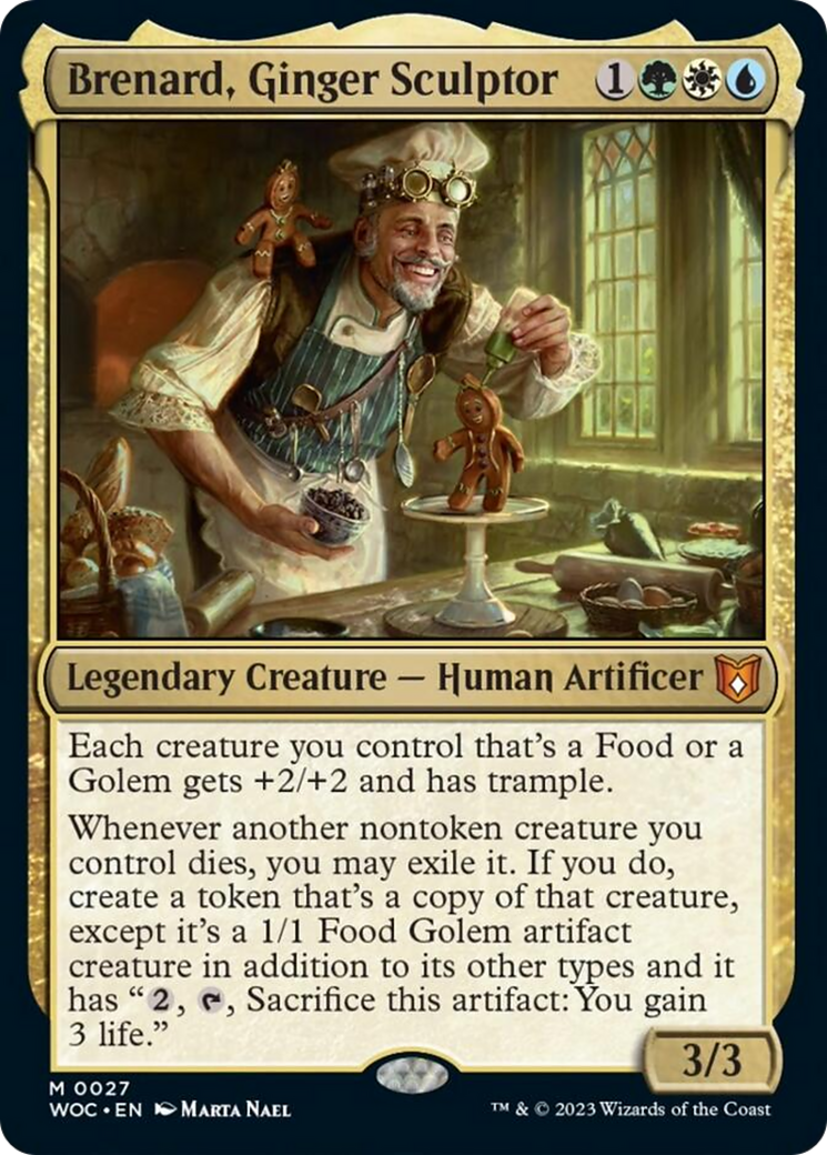 Brenard, Ginger Sculptor [Wilds of Eldraine Commander] | Gamer Loot