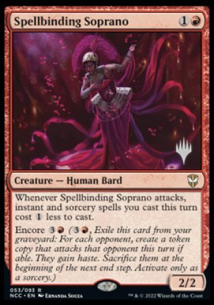 Spellbinding Soprano (Promo Pack) [Streets of New Capenna Commander Promos] | Gamer Loot