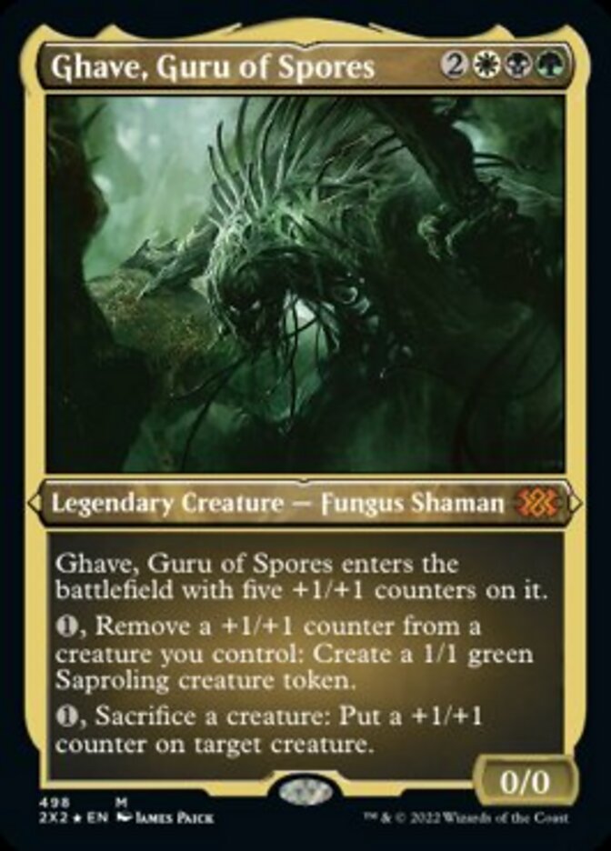 Ghave, Guru of Spores (Foil Etched) [Double Masters 2022] | Gamer Loot