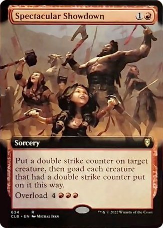 Spectacular Showdown (Extended Art) [Commander Legends: Battle for Baldur's Gate] | Gamer Loot