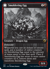 Smoldering Egg // Ashmouth Dragon [Innistrad: Double Feature] | Gamer Loot