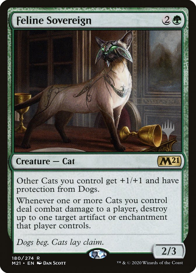 Feline Sovereign (Promo Pack) [Core Set 2021 Promos] | Gamer Loot