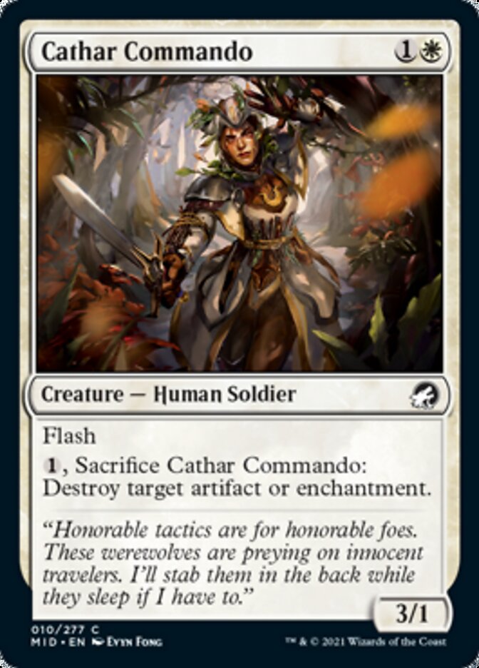 Cathar Commando [Innistrad: Midnight Hunt] | Gamer Loot