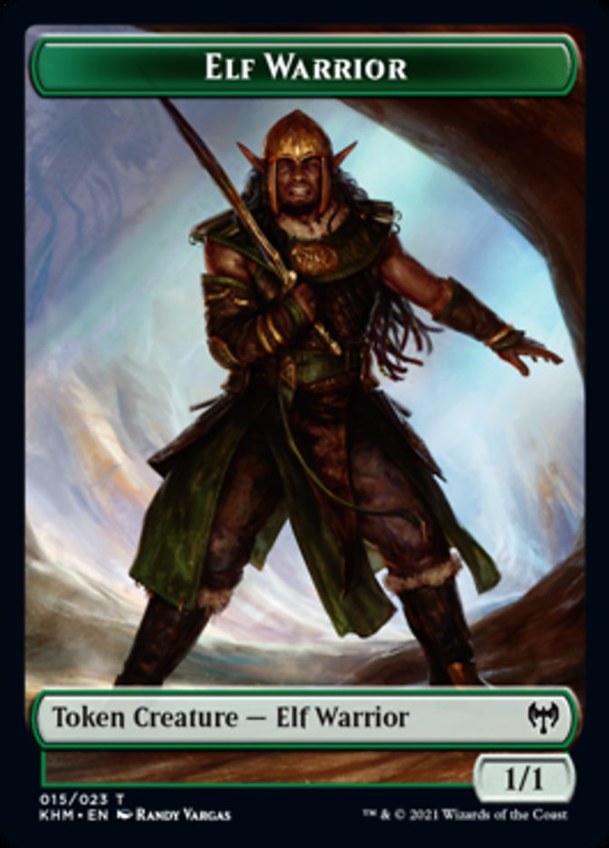 Elf Warrior [Kaldheim Tokens] | Gamer Loot