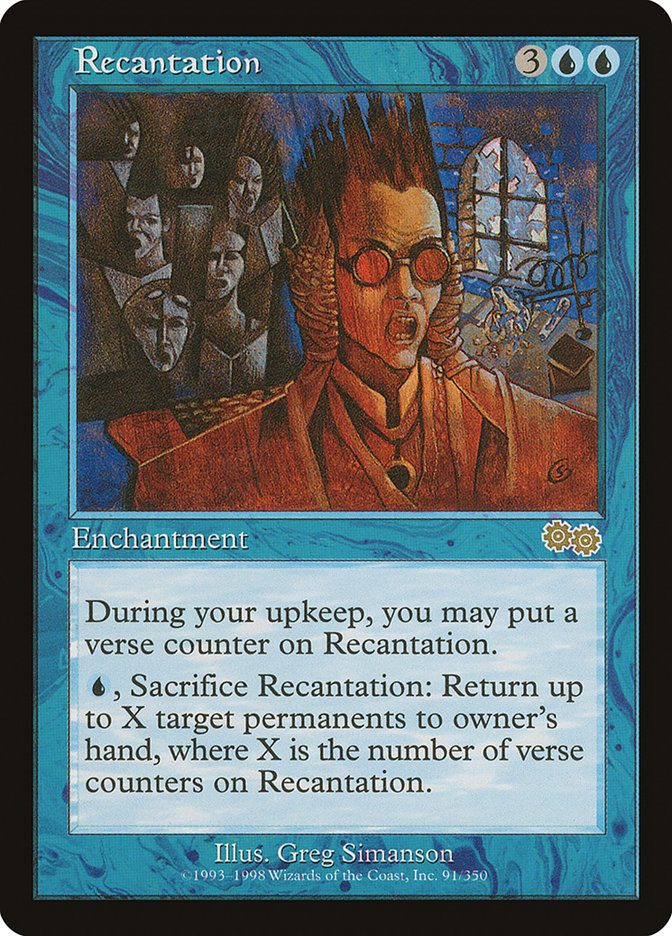 Recantation [Urza's Saga] | Gamer Loot