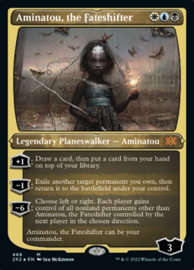 Aminatou, the Fateshifter (Foil Etched) [Double Masters 2022] | Gamer Loot