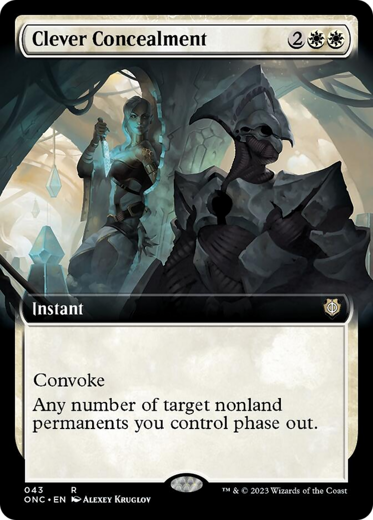 Clever Concealment (Extended Art) [Phyrexia: All Will Be One Commander] | Gamer Loot