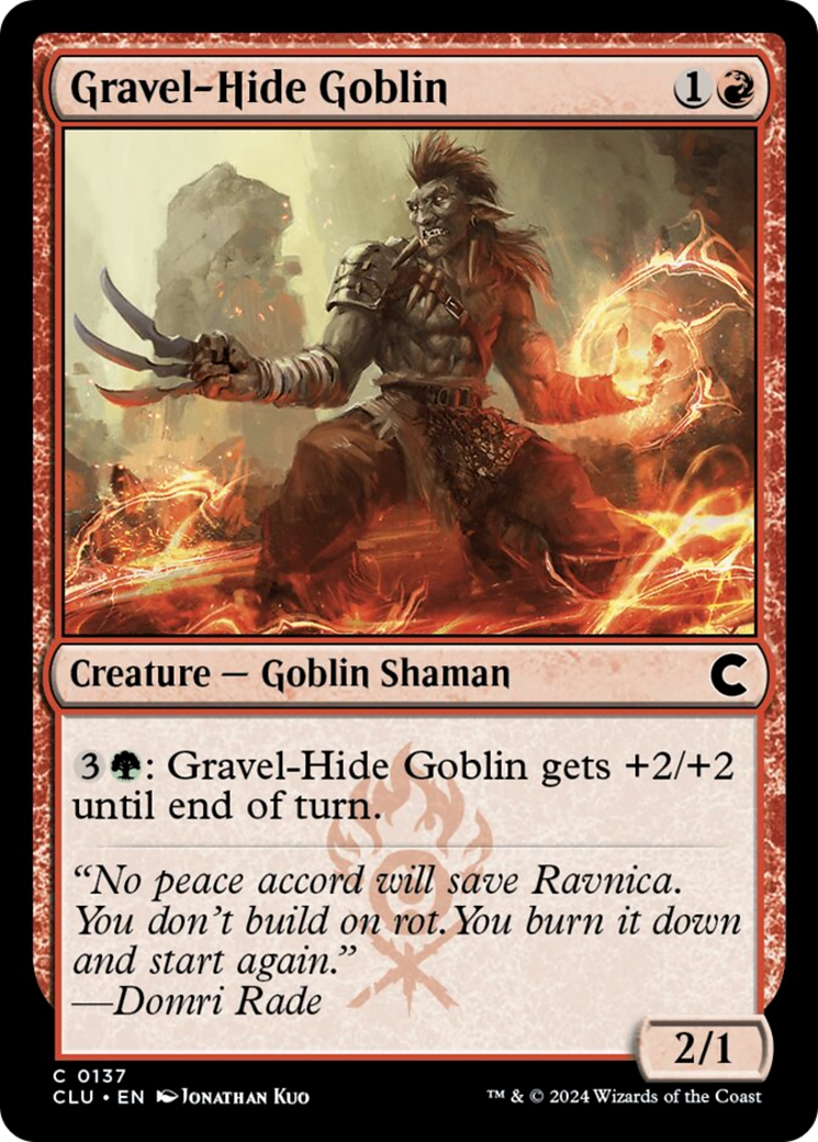 Gravel-Hide Goblin [Ravnica: Clue Edition] | Gamer Loot
