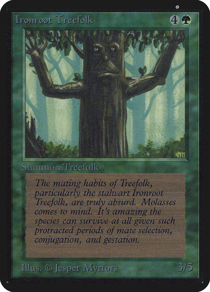 Ironroot Treefolk [Limited Edition Alpha] | Gamer Loot