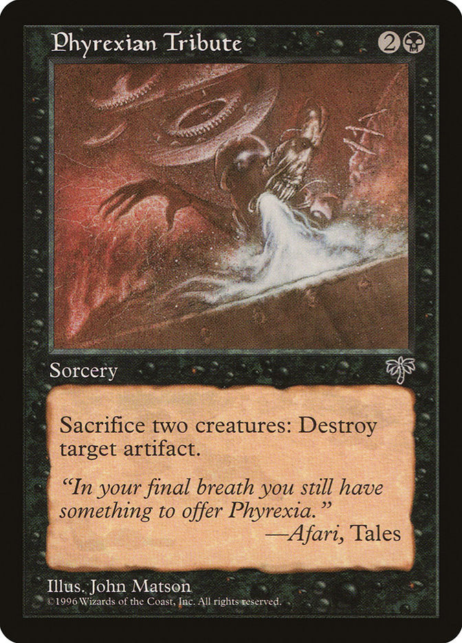 Phyrexian Tribute [Mirage] | Gamer Loot