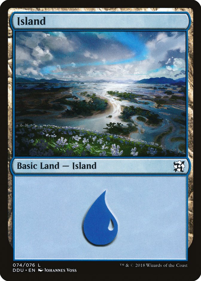 Island (74) [Duel Decks: Elves vs. Inventors] | Gamer Loot