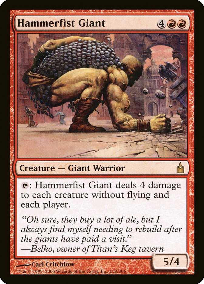 Hammerfist Giant [Ravnica: City of Guilds] | Gamer Loot