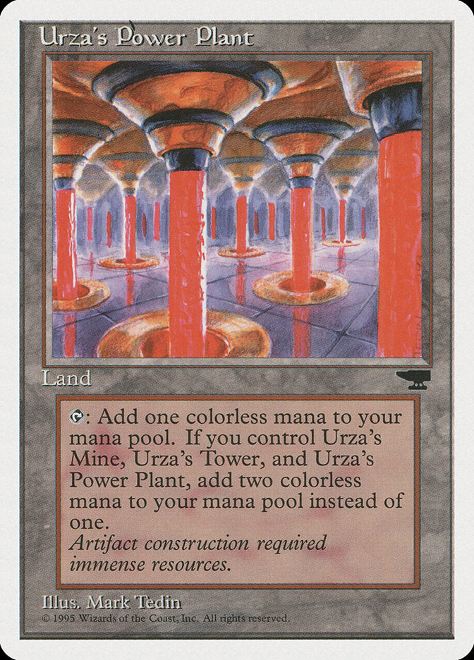 Urza's Power Plant (Red Columns) [Chronicles] | Gamer Loot