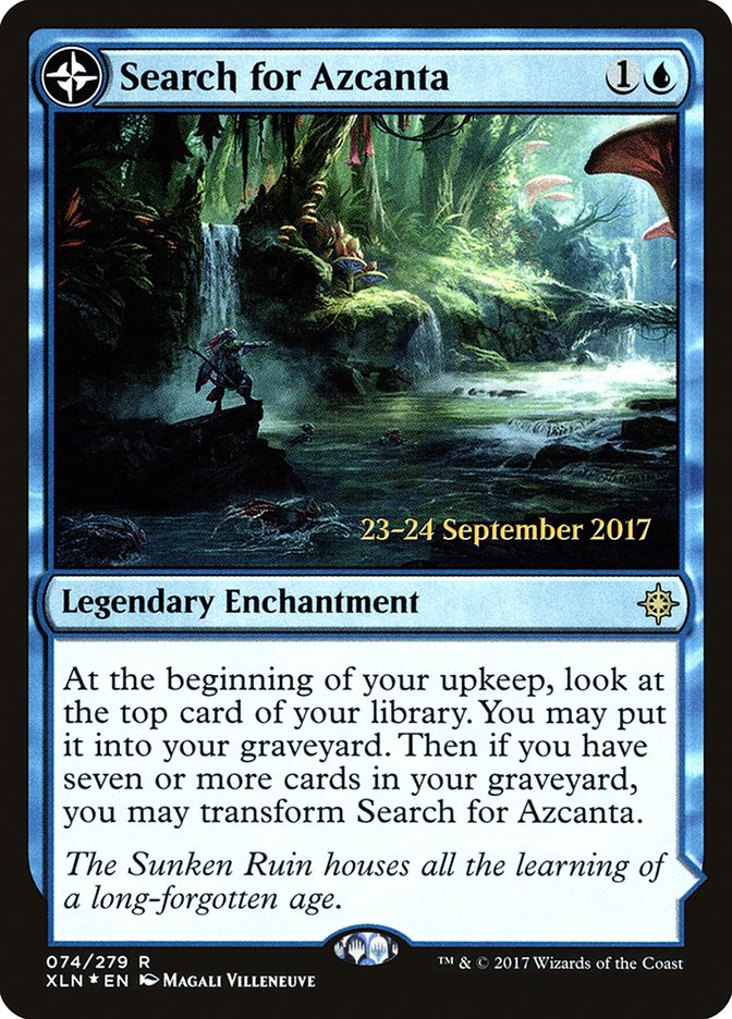 Search for Azcanta // Azcanta, the Sunken Ruin  [Ixalan Prerelease Promos] | Gamer Loot