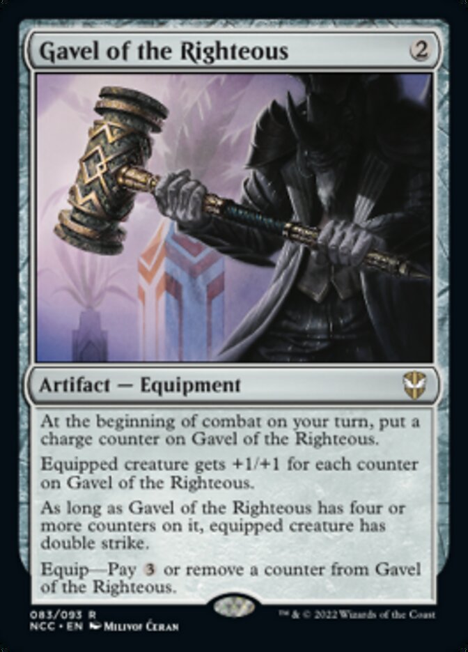 Gavel of the Righteous [Streets of New Capenna Commander] | Gamer Loot