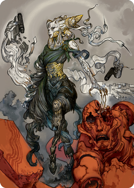 Tamiyo, Compleated Sage Art Card [Kamigawa: Neon Dynasty Art Series] | Gamer Loot