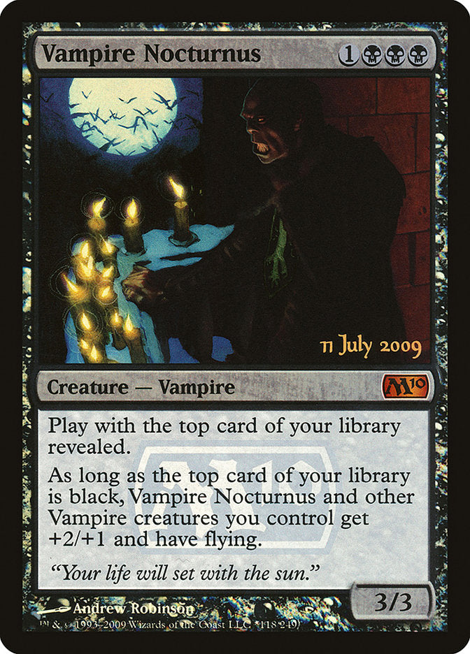 Vampire Nocturnus  [Magic 2010 Prerelease Promos] | Gamer Loot