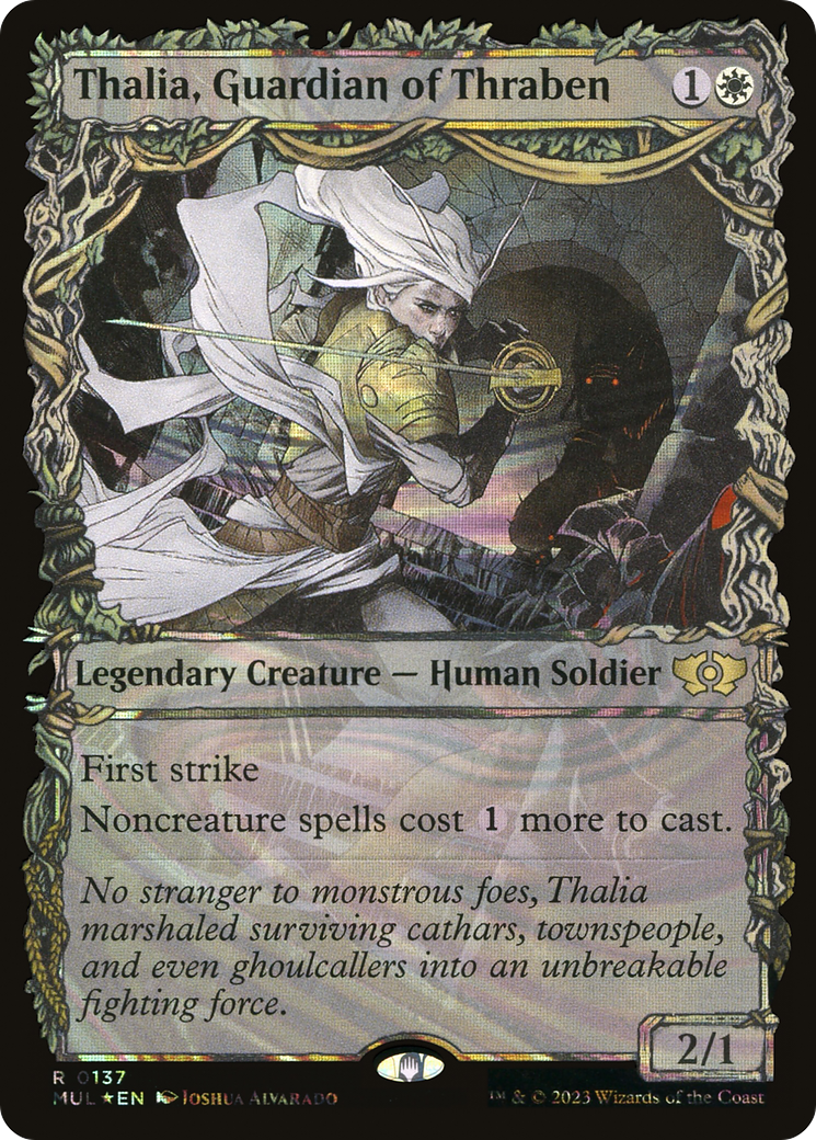 Thalia, Guardian of Thraben (Halo Foil) [Multiverse Legends] | Gamer Loot