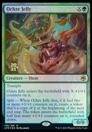 Ochre Jelly [Dungeons & Dragons: Adventures in the Forgotten Realms Prerelease Promos] | Gamer Loot