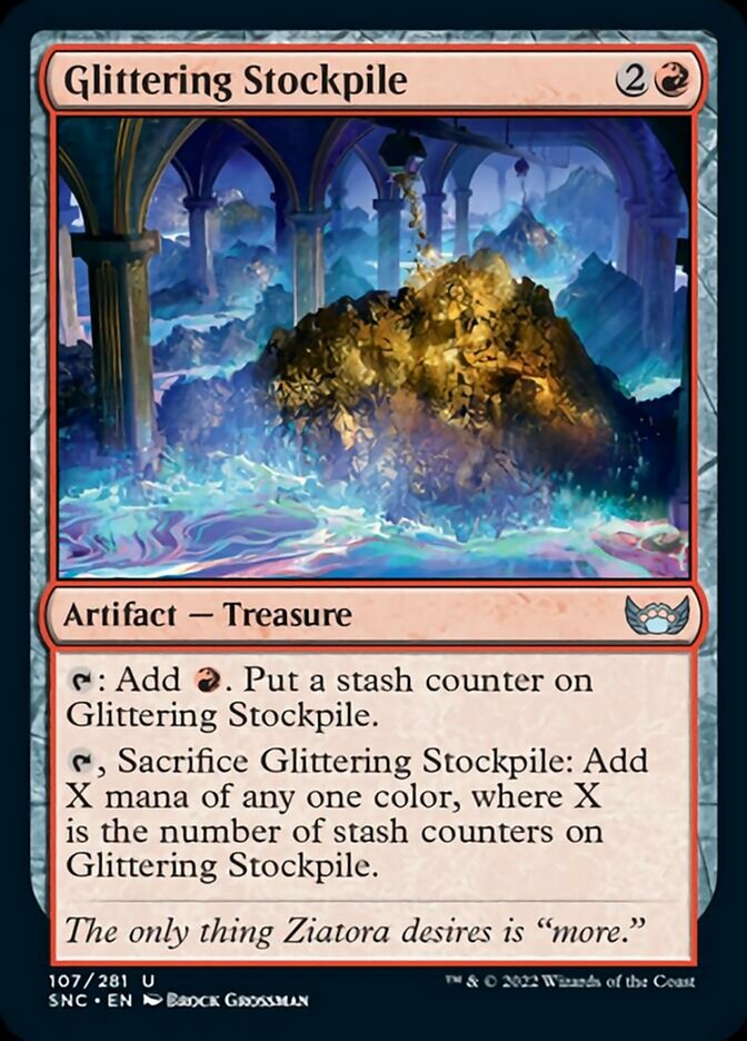 Glittering Stockpile [Streets of New Capenna] | Gamer Loot