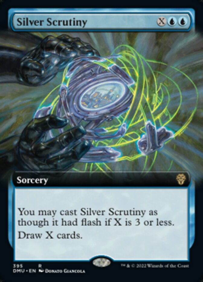 Silver Scrutiny (Extended Art) [Dominaria United] | Gamer Loot