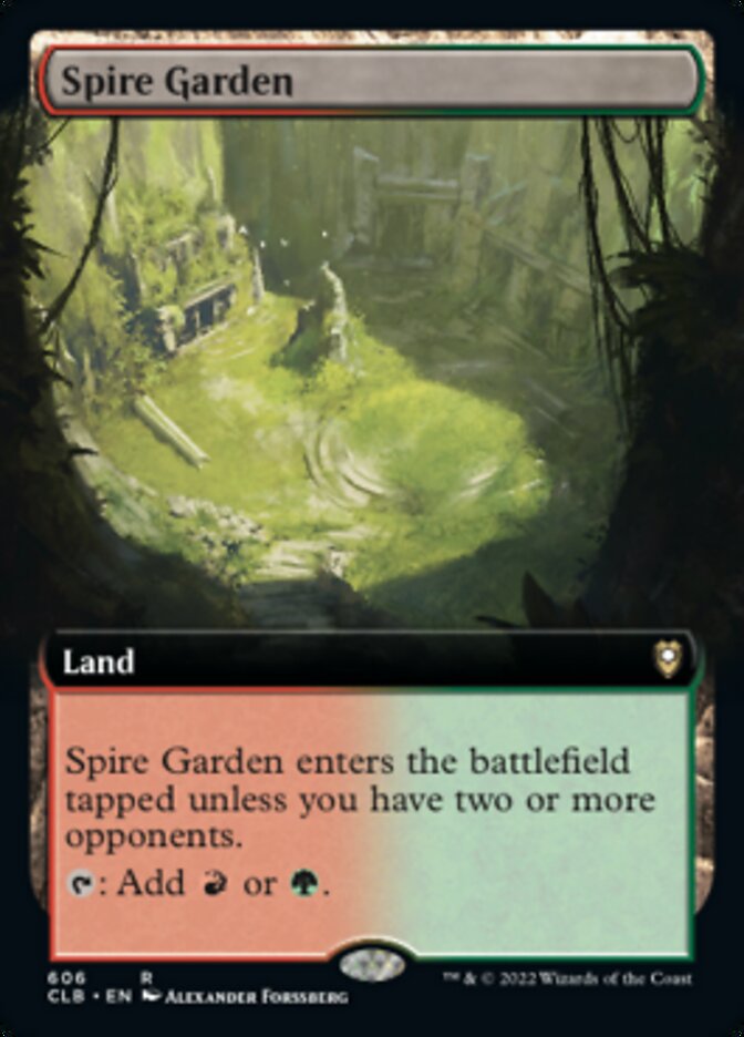 Spire Garden (Extended Art) [Commander Legends: Battle for Baldur's Gate] | Gamer Loot