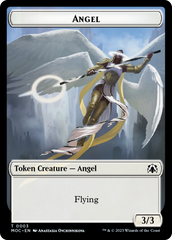 Angel (3) // Demon Double-Sided Token [March of the Machine Commander Tokens] | Gamer Loot