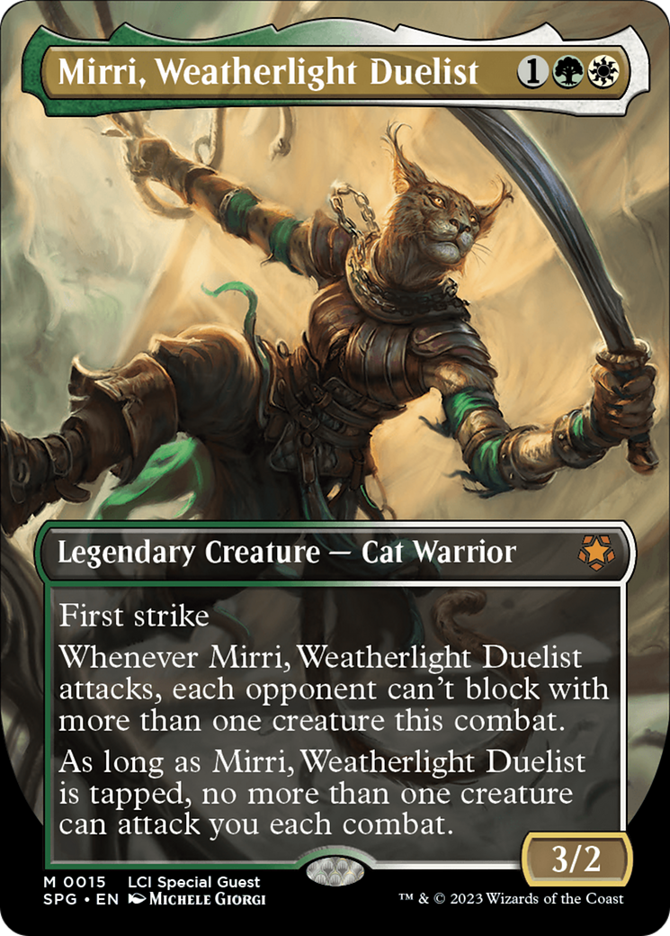 Mirri, Weatherlight Duelist (Borderless) [The Lost Caverns of Ixalan Special Guests] | Gamer Loot