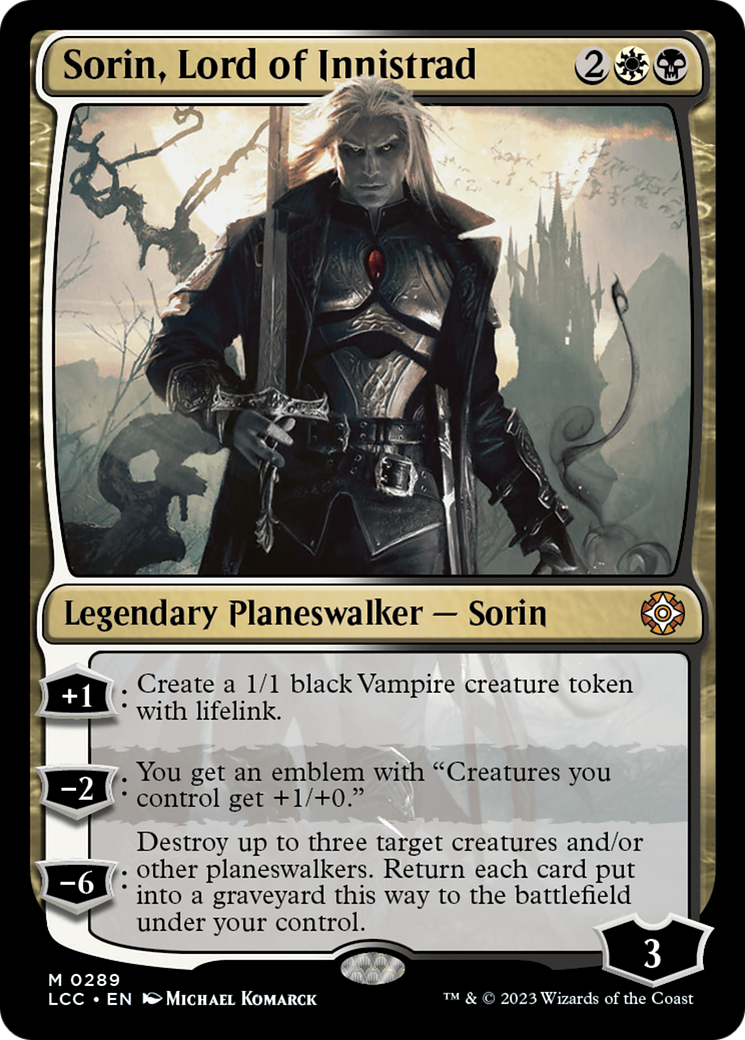 Sorin, Lord of Innistrad [The Lost Caverns of Ixalan Commander] | Gamer Loot