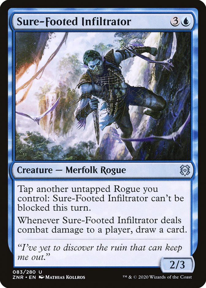 Sure-Footed Infiltrator [Zendikar Rising] | Gamer Loot