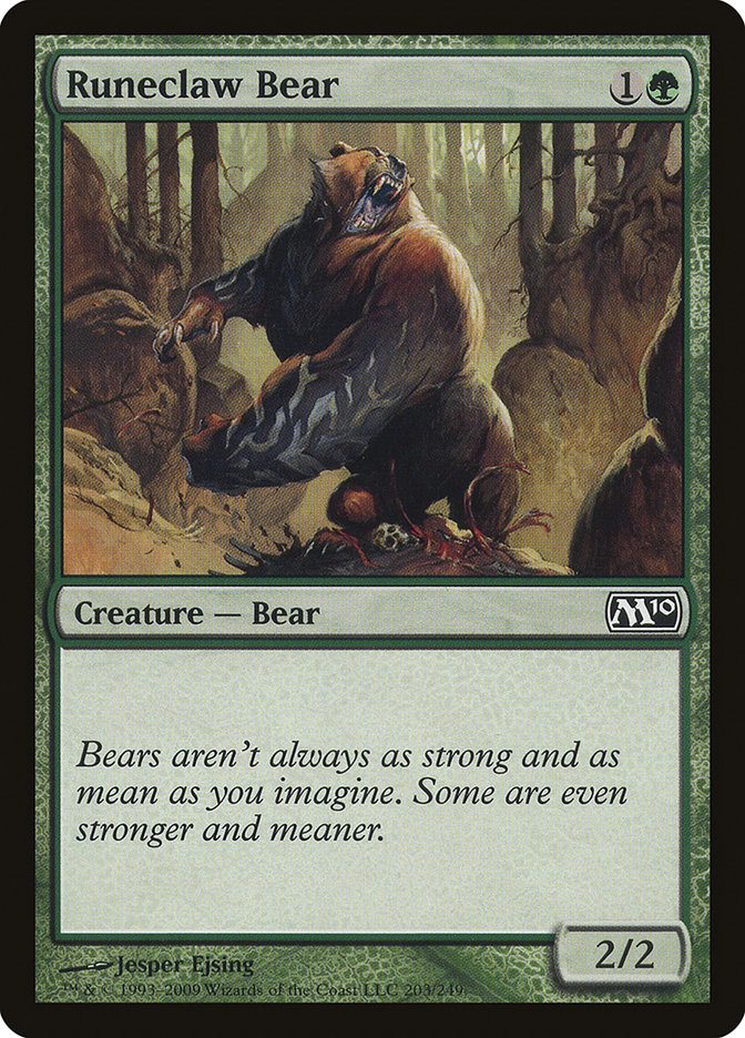 Runeclaw Bear [Magic 2010] | Gamer Loot