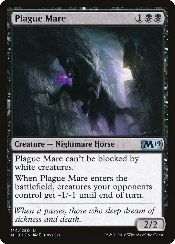 Plague Mare [Core Set 2019] | Gamer Loot