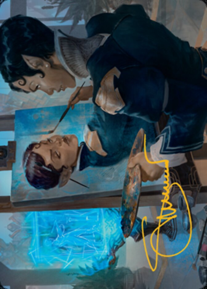 Parnesse, the Subtle Brush Art Card (Gold-Stamped Signature) [Streets of New Capenna Art Series] | Gamer Loot