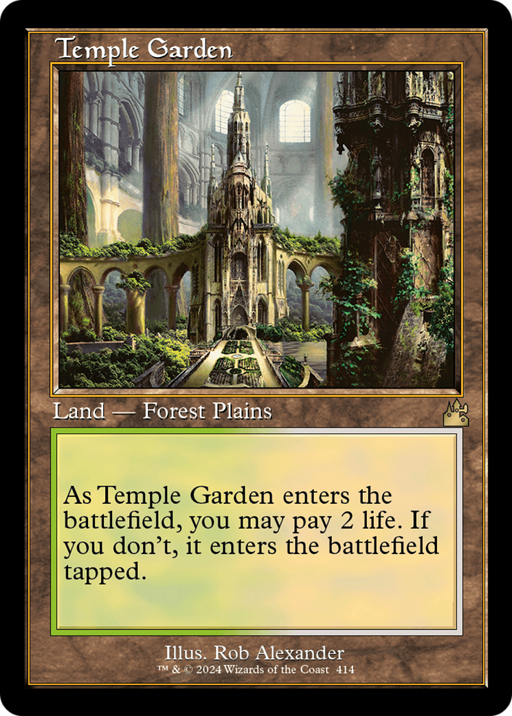 Temple Garden (Retro) [Ravnica Remastered] | Gamer Loot