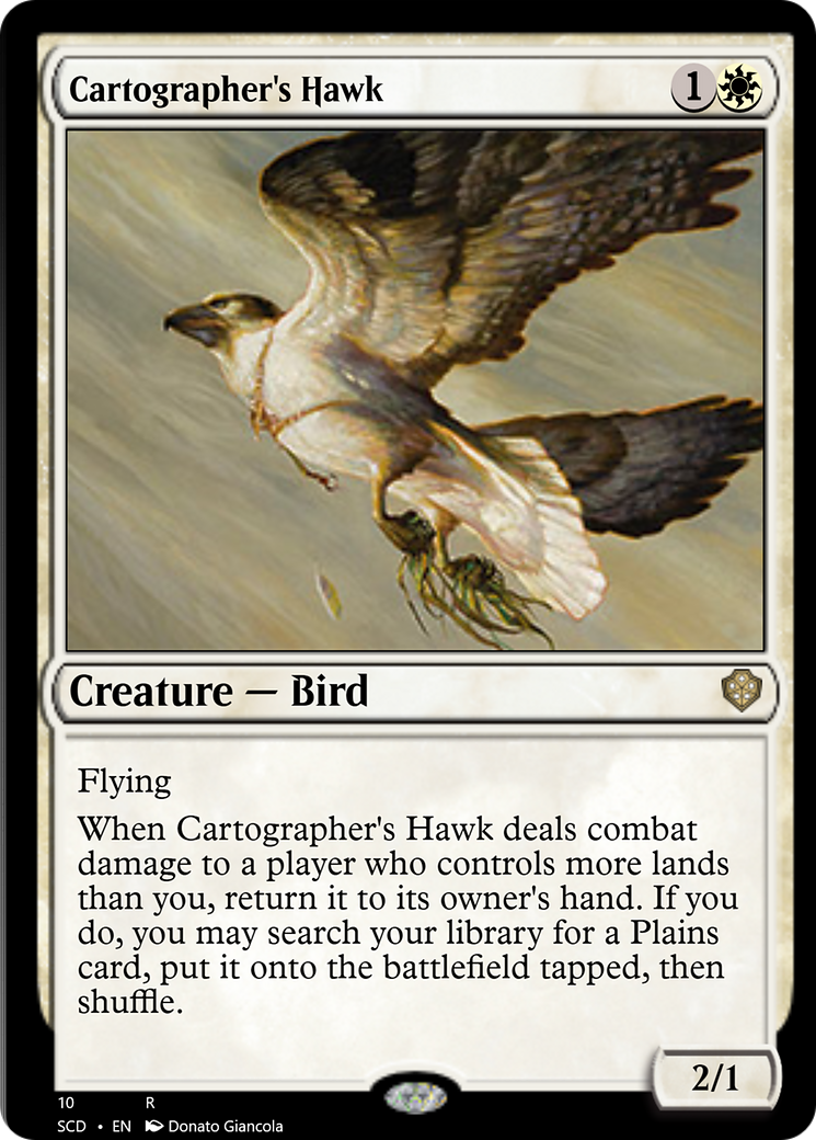 Cartographer's Hawk [Starter Commander Decks] | Gamer Loot