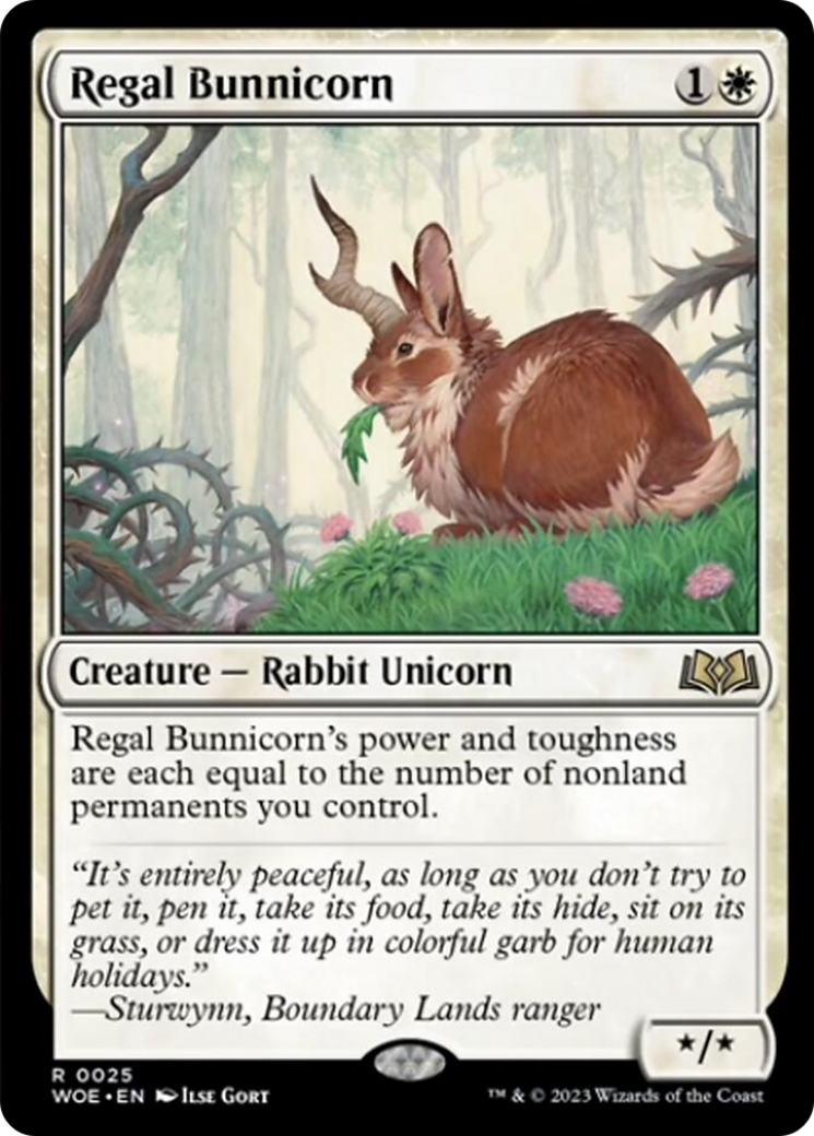 Regal Bunnicorn [Wilds of Eldraine] | Gamer Loot