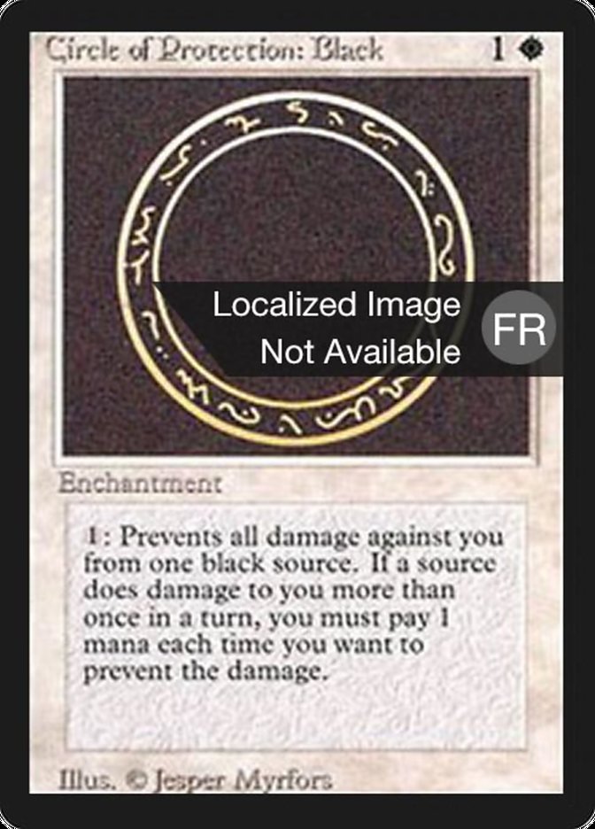 Circle of Protection: Black [Foreign Black Border] | Gamer Loot