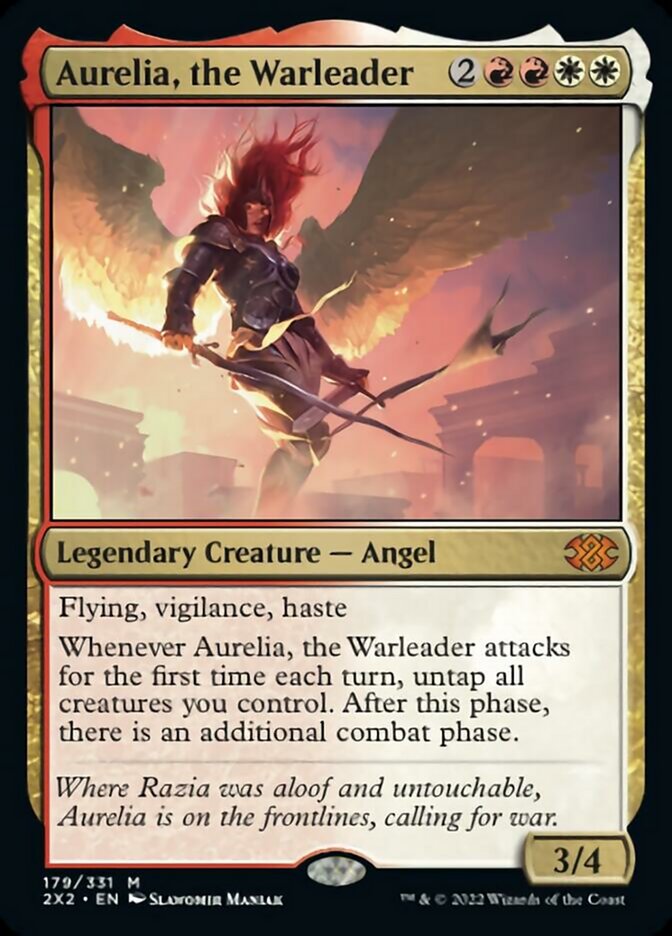 Aurelia, the Warleader [Double Masters 2022] | Gamer Loot