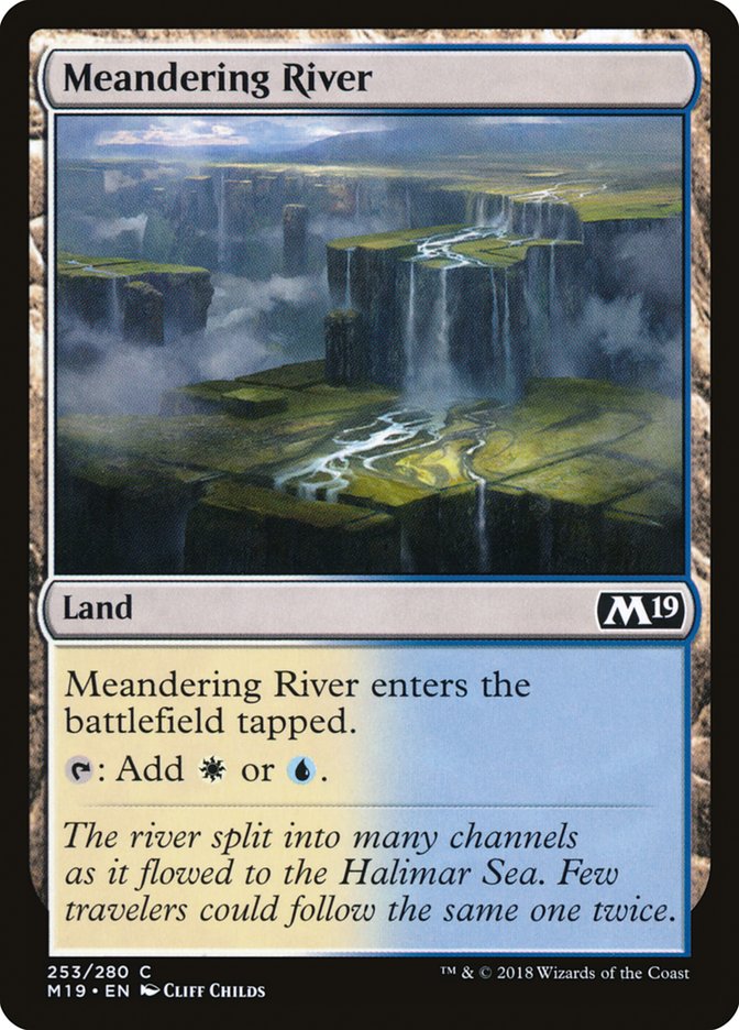 Meandering River [Core Set 2019] | Gamer Loot