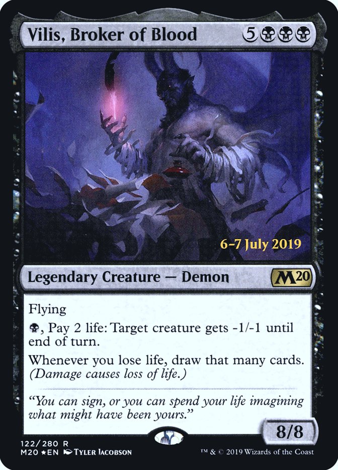 Vilis, Broker of Blood  [Core Set 2020 Prerelease Promos] | Gamer Loot