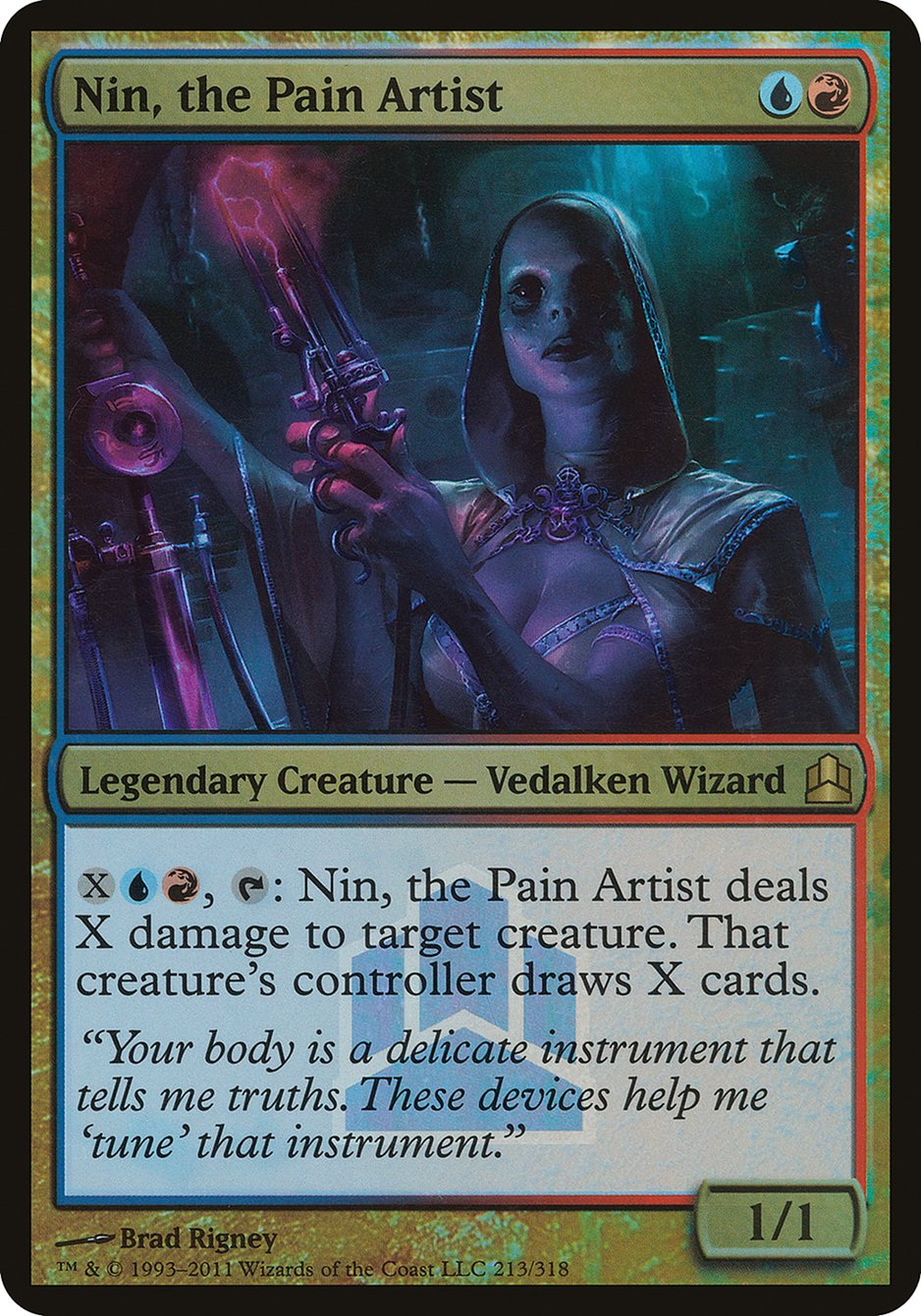 Nin, the Pain Artist (Launch) (Oversized) [Commander 2011 Launch Party] | Gamer Loot
