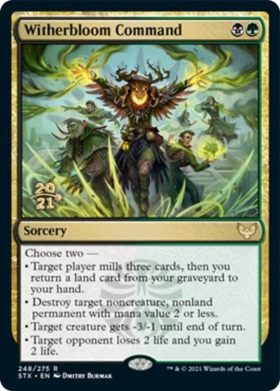 Witherbloom Command [Strixhaven: School of Mages Prerelease Promos] | Gamer Loot