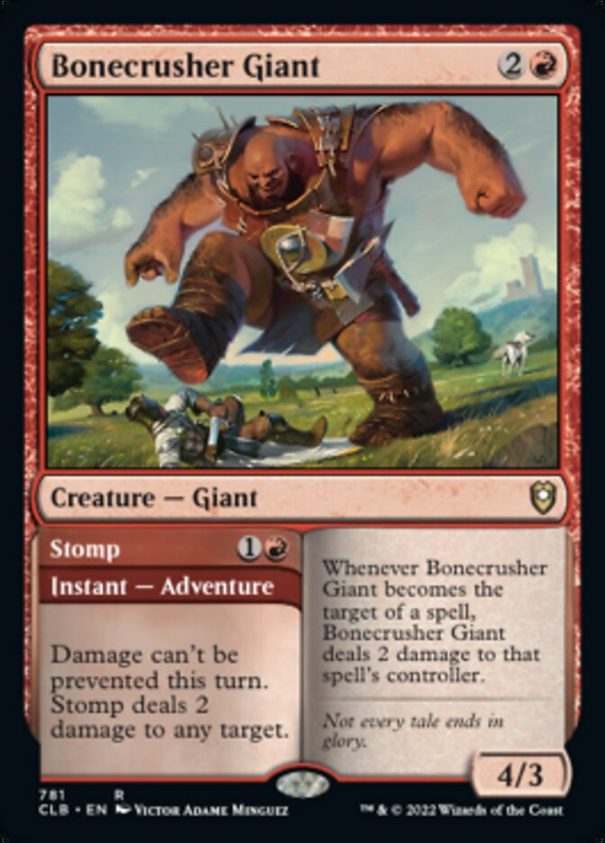 Bonecrusher Giant // Stomp [Commander Legends: Battle for Baldur's Gate] | Gamer Loot