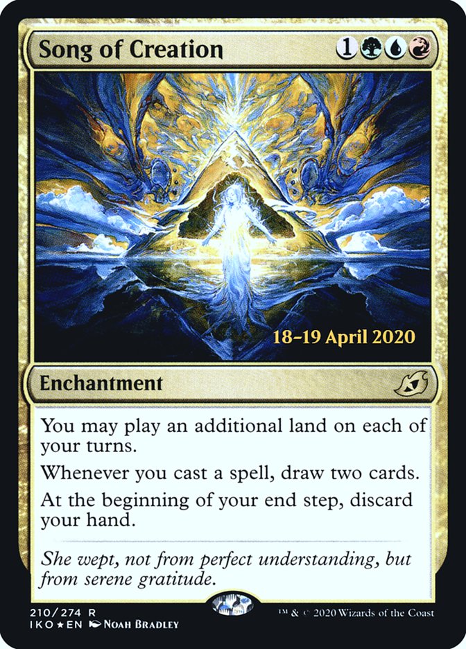 Song of Creation  [Ikoria: Lair of Behemoths Prerelease Promos] | Gamer Loot